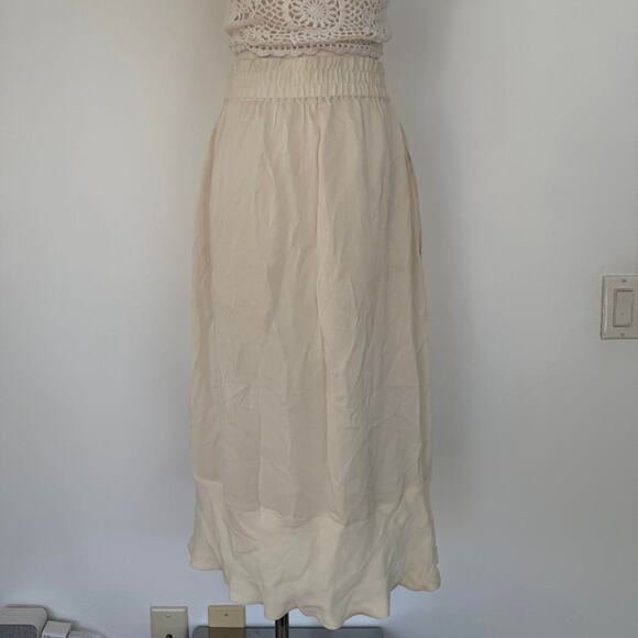 VINTAGE BY MALENE BIRGER SILKY MIDI SKIRT - Picture 2 of 8